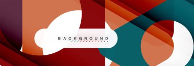 Arka plan daire ve üçgen