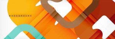 Geometrik arka plan, çok renkli şablonu için iş veya teknoloji sunu veya web broşür kapak düzeni, duvar kağıdı kare.