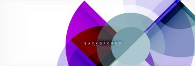 Arka plan parlak geometrik tasarım daireler