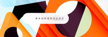 Arka plan daire ve üçgen