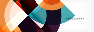 Vektör yuvarlak arka plan