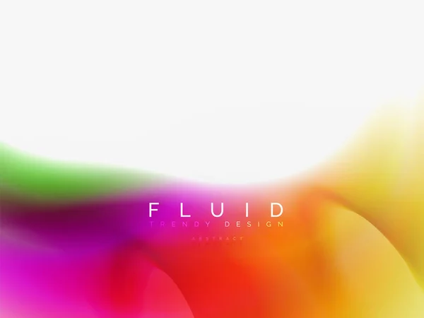 Plano de fundo design de cores fluidas abstratas —  Vetores de Stock