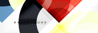 Vektör yuvarlak arka plan