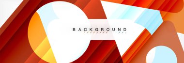 Geometrik arka plan. Modern örtüşen üçgenler. Mesajınız için alışılmadık renkli şekiller. İş veya teknik okul sunuyu, app kapak