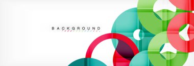 Geomtric modern arka planlar, yüzük şablon soyut.