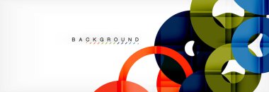 Geomtric modern arka planlar, yüzük şablon soyut.