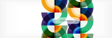 Vektör dairesel geometrik arka plan