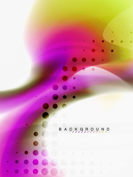 Background abstract color flow, liquid design — Stock Vector