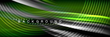 Sıvı renkli dalga satır arkaplanı. Trendy soyut düzeni şablonu için iş veya teknoloji tanıtımı, internet poster ya da web broşür kapak, duvar kağıdı