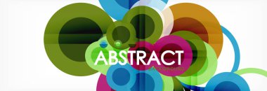 Daire kompozisyon arka plan