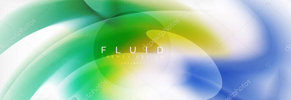 Abstract background holographic liquid colors design