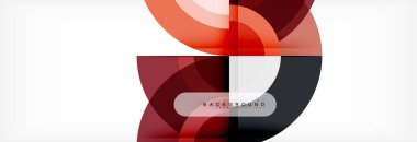 Vektör yuvarlak arka plan