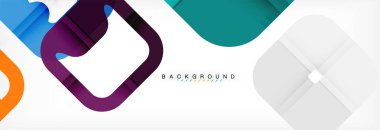 Geometrik arka plan, çok renkli şablonu için iş veya teknoloji sunu veya web broşür kapak düzeni, duvar kağıdı kare.