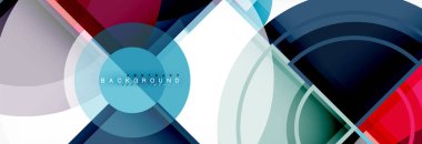 Arka plan parlak geometrik tasarım daireler