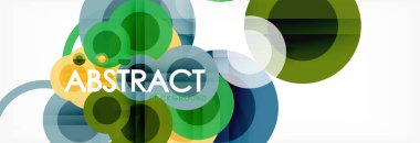 Daire kompozisyon arka plan