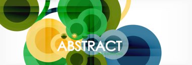 Daire kompozisyon arka plan