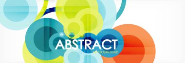 Daire kompozisyon arka plan