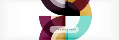 Vektör yuvarlak arka plan