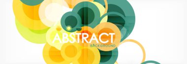 Daire kompozisyon arka plan