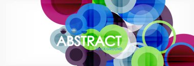 Daire kompozisyon arka plan