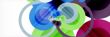 Daire kompozisyon arka plan