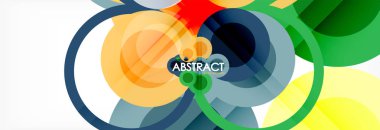 Daire kompozisyon arka plan