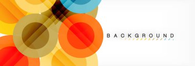 Daire kompozisyon arka plan