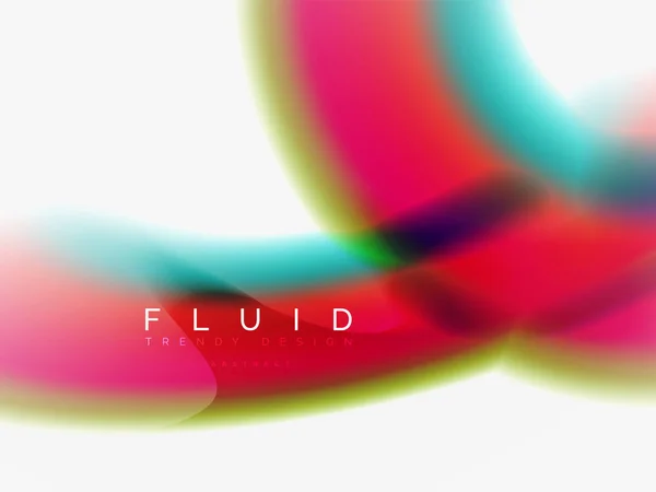 背景抽象色流, 液体设计 — 图库矢量图片