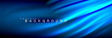 Sıvı renkli dalga satır arkaplanı. Trendy soyut düzeni şablonu için iş veya teknoloji tanıtımı, internet poster ya da web broşür kapak, duvar kağıdı