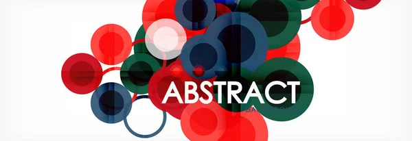 Círculo composición fondo abstracto — Archivo Imágenes Vectoriales