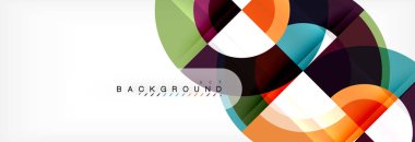 Vektör yuvarlak arka plan