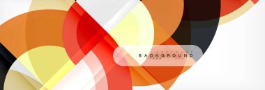 Vektör dairesel geometrik arka plan