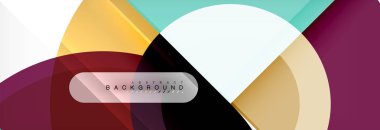 Vektör yuvarlak arka plan