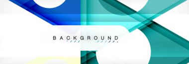 Arka plan daire ve üçgen