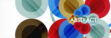 Çakışan daireye arka planı Tasarla