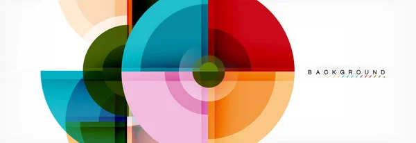 Cirkel abstrakt bakgrund — Stock vektor