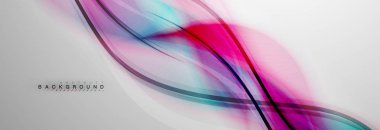 Pürüzsüz bulanıklık dalga arka plan