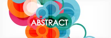 Daire kompozisyon arka plan