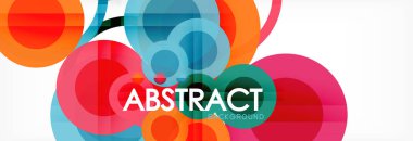 Daire kompozisyon arka plan