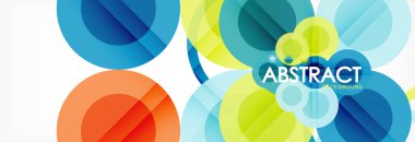 Daire kompozisyon arka plan