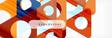 Geometrik arka plan. Modern örtüşen üçgenler. Mesajınız için alışılmadık renkli şekiller. İş veya teknik okul sunuyu, app kapak