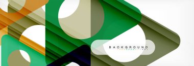 Geometrik arka plan. Modern örtüşen üçgenler. Mesajınız için alışılmadık renkli şekiller. İş veya teknik okul sunuyu, app kapak