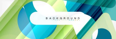 Geometrik arka plan. Modern örtüşen üçgenler. Mesajınız için alışılmadık renkli şekiller. İş veya teknik okul sunuyu, app kapak