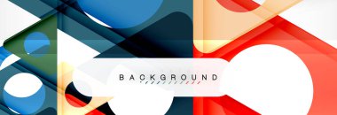 Geometrik arka plan. Modern örtüşen üçgenler. Mesajınız için alışılmadık renkli şekiller. İş veya teknik okul sunuyu, app kapak