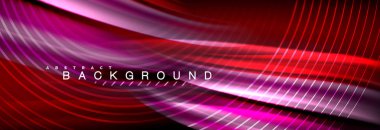 Sıvı renkli dalga satır arkaplanı. Trendy soyut düzeni şablonu için iş veya teknoloji tanıtımı, internet poster ya da web broşür kapak, duvar kağıdı