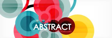 Daire kompozisyon arka plan