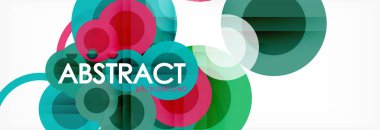 Daire kompozisyon arka plan