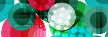 Daire kompozisyon arka plan