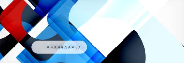 Renkli kare şekiller, geometrik modern arka plan