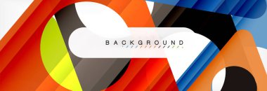 Arka plan daire ve üçgen